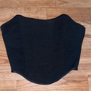 Black corset top